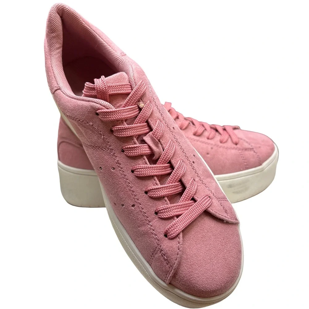 J. Adams Pink Women's Hero Platform Sneakers size 8